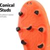 image:imageDREAM PAIRS Mens Sport Flexible Athletic Lace Up Light Weight Outdoor Cleats Football Soccer ShoesOrangeBlackLemonGreen