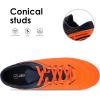 image:imageDREAM PAIRS Mens Sport Flexible Athletic Lace Up Light Weight Outdoor Cleats Football Soccer ShoesOrangeNavy