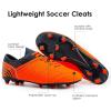 image:imageDREAM PAIRS Mens Sport Flexible Athletic Lace Up Light Weight Outdoor Cleats Football Soccer ShoesOrangeNavy