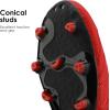 image:imageDREAM PAIRS Mens Sport Flexible Athletic Lace Up Light Weight Outdoor Cleats Football Soccer ShoesRedBlack