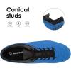 image:imageDREAM PAIRS Mens Sport Flexible Athletic Lace Up Light Weight Outdoor Cleats Football Soccer ShoesRoyalBlack