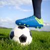 image:imageDREAM PAIRS Mens Sport Flexible Athletic Lace Up Light Weight Outdoor Cleats Football Soccer ShoesRoyalLemonGreen