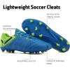 image:imageDREAM PAIRS Mens Sport Flexible Athletic Lace Up Light Weight Outdoor Cleats Football Soccer ShoesRoyalLemonGreen