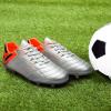 image:imageDREAM PAIRS Mens Sport Flexible Athletic Lace Up Light Weight Outdoor Cleats Football Soccer ShoesSilverOrangeBlack