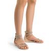 image:imageDREAM PAIRS Womens Ankle Strap Flat Sandals Summer Dressy Strappy Gladiator Rhinestones SandalsGold