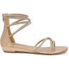 image:imageDREAM PAIRS Womens Ankle Strap Flat Sandals Summer Dressy Strappy Gladiator Rhinestones SandalsGold