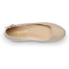 image:imageDREAM PAIRS Womens Dress Flats Ballet Low Wedge Round Toe Ankle Strap Comfortable Casual Flats ShoesGold Glitter