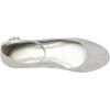 image:imageDREAM PAIRS Womens Dress Flats Ballet Low Wedge Round Toe Ankle Strap Comfortable Casual Flats ShoesSilver Glitter