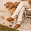 image:imageDREAM PAIRS Womens Fuzzy Cozy Slippers Genuine Suede Indoor Outdoor Fluffy Home Comfy Winter Slip On Cute Warm Memory Foam Furry Shoes FuzzyEasyChestnut
