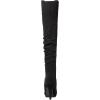 image:imageDREAM PAIRS Womens HIGHPLAT Chunky Thigh High Over The Knee High Heel BootsBlackNubuck1
