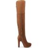 image:imageDREAM PAIRS Womens HIGHPLAT Chunky Thigh High Over The Knee High Heel BootsBrown