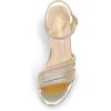 image:imageDREAM PAIRS Womens Kitten Heels Open Round Toe Comfortable Strappy Heels for Dressy Wedding Party Evening SandalsGoldglitter