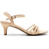 image:imageDREAM PAIRS Womens Kitten Heels Open Round Toe Comfortable Strappy Heels for Dressy Wedding Party Evening SandalsNudenubuck