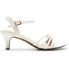 image:imageDREAM PAIRS Womens Kitten Heels Open Round Toe Comfortable Strappy Heels for Dressy Wedding Party Evening SandalsWhitepu
