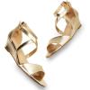 image:imageDREAM PAIRS Womens Low Wedge Sandals Ankle Strap Heel Sandal Open Toe Wide Dress Summer ShoesGoldpu