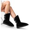 image:imageDREAM PAIRS Womens Mid Calf Winter Snow Boots Fashion FuzzyChic Buckle BootiesBlack