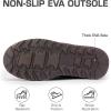 image:imageDREAM PAIRS Womens Mid Calf Winter Snow Boots Fashion FuzzyChic Buckle BootiesBrown