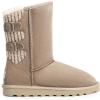 image:imageDREAM PAIRS Womens Mid Calf Winter Snow Boots Fashion FuzzyChic Buckle BootiesSand