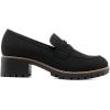 image:imageDREAM PAIRS Womens Platform Chunky Heeled Loafers Womens Business Casual ShoesBlack