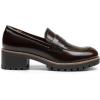 image:imageDREAM PAIRS Womens Platform Chunky Heeled Loafers Womens Business Casual ShoesBrown Pu