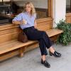 image:imageDREAM PAIRS Womens Platform Chunky Heeled Loafers Womens Business Casual ShoesNavy