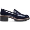 image:imageDREAM PAIRS Womens Platform Chunky Heeled Loafers Womens Business Casual ShoesNavy