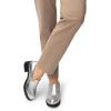image:imageDREAM PAIRS Womens Platform Chunky Heeled Loafers Womens Business Casual ShoesSilver Pu