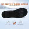 image:imageDREAM PAIRS Womens Snow Winter Boots Mid Calf Waterproof Duck Warm Outdoor Winter Boots ShoesBlackGrey