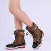 image:imageDREAM PAIRS Womens Snow Winter Boots Mid Calf Waterproof Duck Warm Outdoor Winter Boots ShoesBrown