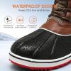 image:imageDREAM PAIRS Womens Snow Winter Boots Mid Calf Waterproof Duck Warm Outdoor Winter Boots ShoesBrown