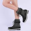 image:imageDREAM PAIRS Womens Snow Winter Boots Mid Calf Waterproof Duck Warm Outdoor Winter Boots ShoesGrey