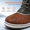 image:imageDREAM PAIRS Womens Snow Winter Boots Mid Calf Waterproof Duck Warm Outdoor Winter Boots ShoesTanKhaki
