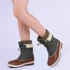 image:imageDREAM PAIRS Womens Snow Winter Boots Mid Calf Waterproof Duck Warm Outdoor Winter Boots ShoesTanKhaki