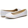image:imageDREAM PAIRS Womens SoleShine Rhinestone Ballet Flats ShoesWhite