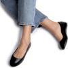 image:imageDREAM PAIRS Womens SoleSimple Wide Width Flats Ballerina Walking Flats Comfortable Slip on ShoesBlack