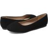 image:imageDREAM PAIRS Womens SoleSimple Wide Width Flats Ballerina Walking Flats Comfortable Slip on ShoesBlackNubuck