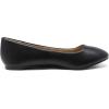 image:imageDREAM PAIRS Womens SoleSimple Wide Width Flats Ballerina Walking Flats Comfortable Slip on ShoesBlackPu