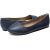 image:imageDREAM PAIRS Womens SoleSimple Wide Width Flats Ballerina Walking Flats Comfortable Slip on ShoesNavyPu