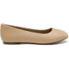 image:imageDREAM PAIRS Womens SoleSimple Wide Width Flats Ballerina Walking Flats Comfortable Slip on ShoesNudepu1
