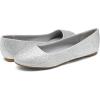 image:imageDREAM PAIRS Womens SoleSimple Wide Width Flats Ballerina Walking Flats Comfortable Slip on ShoesSilverGlitter