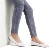 image:imageDREAM PAIRS Womens SoleSimple Wide Width Flats Ballerina Walking Flats Comfortable Slip on ShoesWhitePu