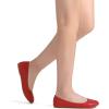 image:imageDREAM PAIRS Womens Solefina Solid Plain Walking Classic Ballet Flats ShoesRed