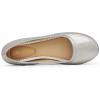 image:imageDREAM PAIRS Womens Solefina Solid Plain Walking Classic Ballet Flats ShoesSilverPu