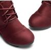 image:imageDREAM PAIRS Womens Wedge Boots Casual Fashion Lace Up Low Heel Ankle Booties ShoesBurgundy