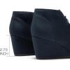 image:imageDREAM PAIRS Womens Wedge Boots Casual Fashion Lace Up Low Heel Ankle Booties ShoesNavy