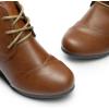image:imageDREAM PAIRS Womens Wedge Boots Casual Fashion Lace Up Low Heel Ankle Booties ShoesTanPu