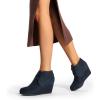 image:imageDREAM PAIRS Womens Wedge Boots Casual Fashion Lace Up Low Heel Ankle Booties ShoesTomsonnavy