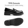 image:imageDream Pairs Girls Loafers Chunky Platform Penny Loafers School Uniform Slip On Dress ShoesBlackpatent