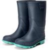 image:imageDREAM PAIRS Kids Rain Boots EasyOn Lightweight NonSlip Outsole for Boys amp Girls Outdoor Rainy Day PlayNavyGreen