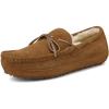 image:imageDREAM PAIRS Mens House Slippers Moccasin Indoor Outdoor Fuzzy Furry Loafers Suede Leather Warm Comfortable Shoes